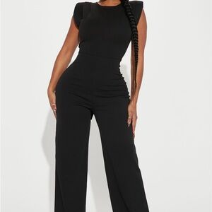 Fashion Nova Chic Black Jumpsuit